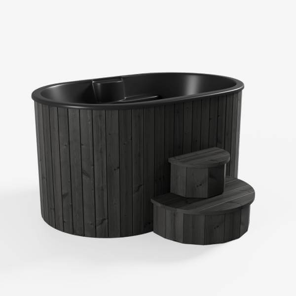 SaunaLife S2B 2-Person Cold/Hot Immersion Tub, Black product image