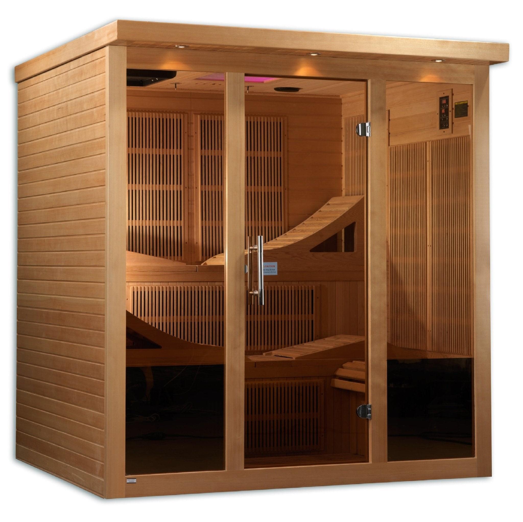Golden Designs Monaco 6-Person Near-Zero EMF Far Infrared Sauna product image