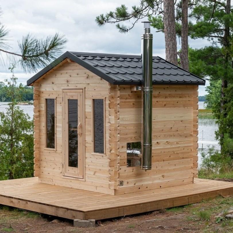 Dundalk Leisurecraft Georgian Cabin 2-6 Person Outdoor Sauna product image