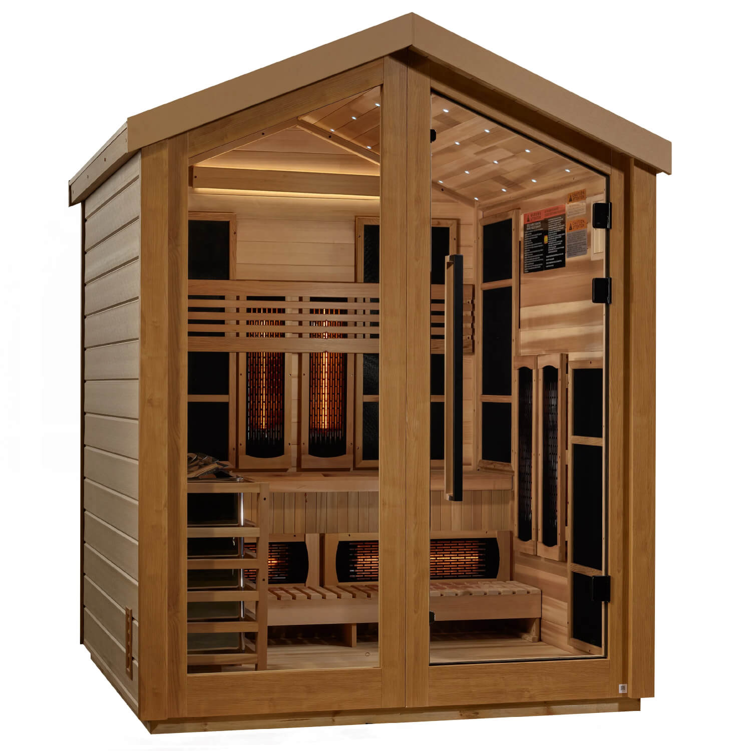 Golden Designs Loviisa 3-Person Hybrid Outdoor Sauna product image