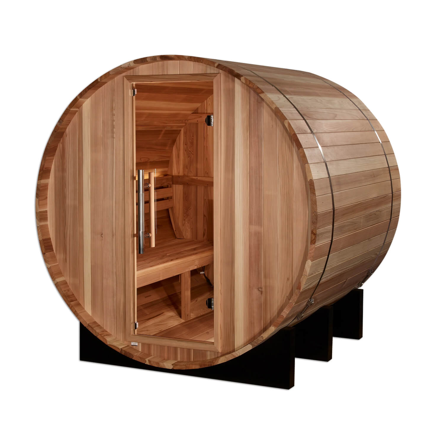 Golden Designs St. Moritz 2-Person Barrel Sauna product image