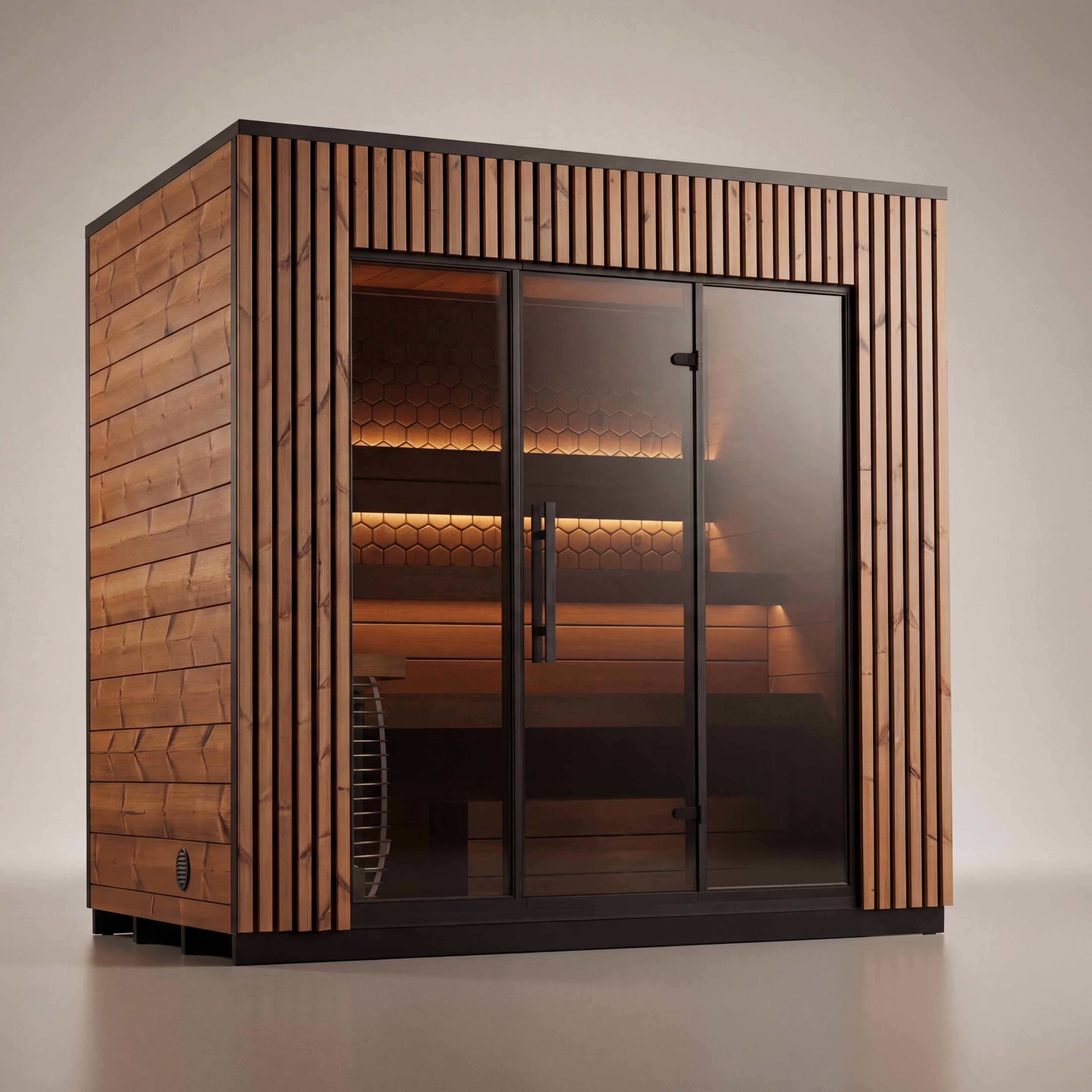 Leil Viva 250 4-Person Outdoor Sauna Kit product image