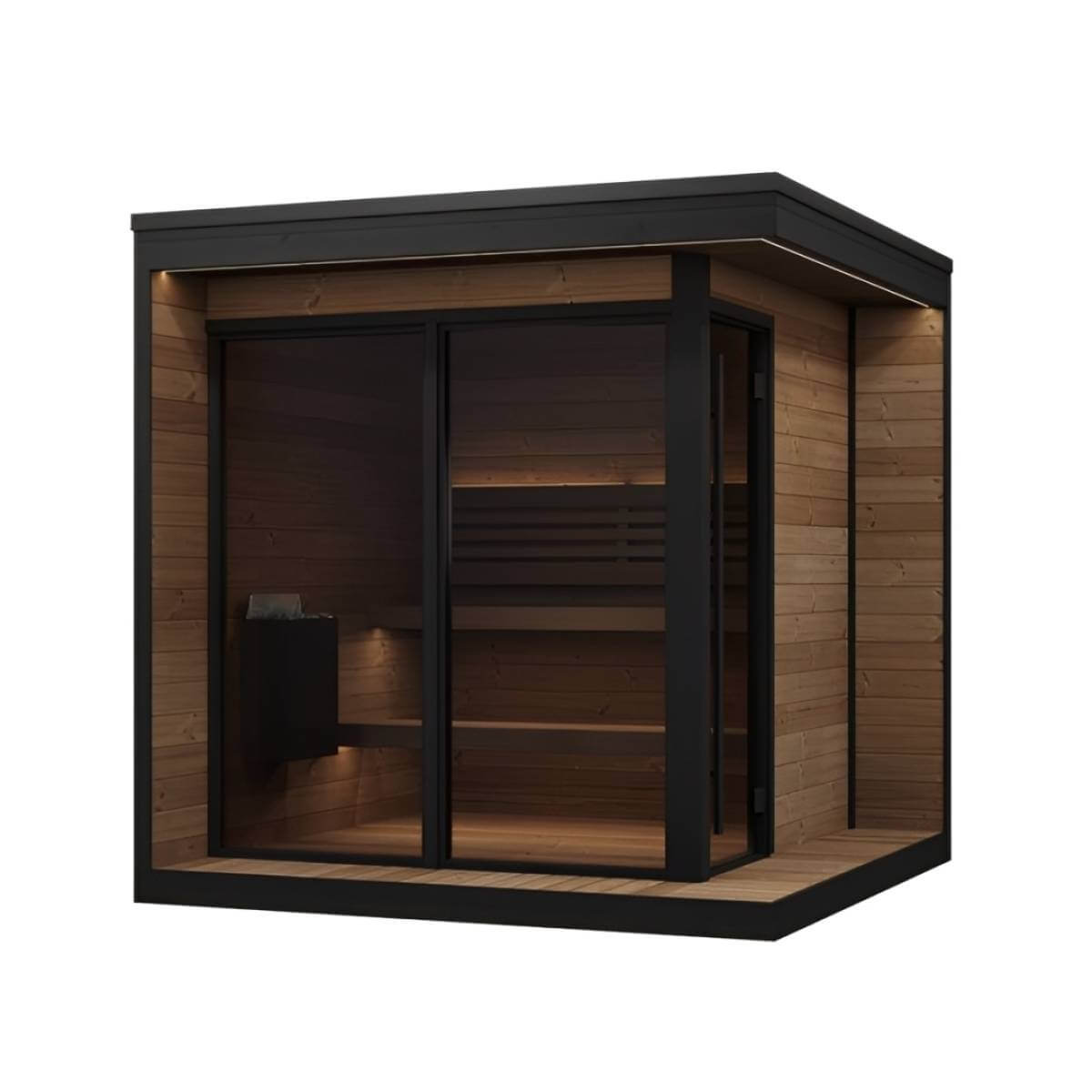 SaunaLife GL6 Outdoor Garden Luxury-Series DIY Sauna Kit, 6 Persons product image